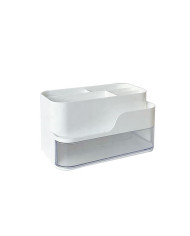 Organizer na biurko przybornik z uchwytem na telefon i szufladką