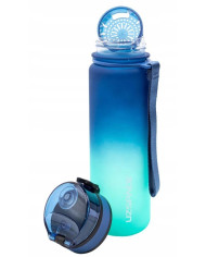Butelka na wodę Colorfull Gradient 1000 ml niebiesko-turkusowa