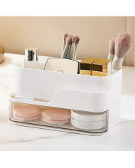 Organizer na biurko przybornik z uchwytem na telefon i szufladką