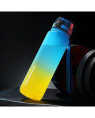 Butelka na wodę Colorfull Gradient 1000 ml niebiesko-żółta