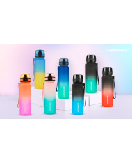 Butelka na wodę Colorfull Gradient 1000 ml niebiesko-żółta