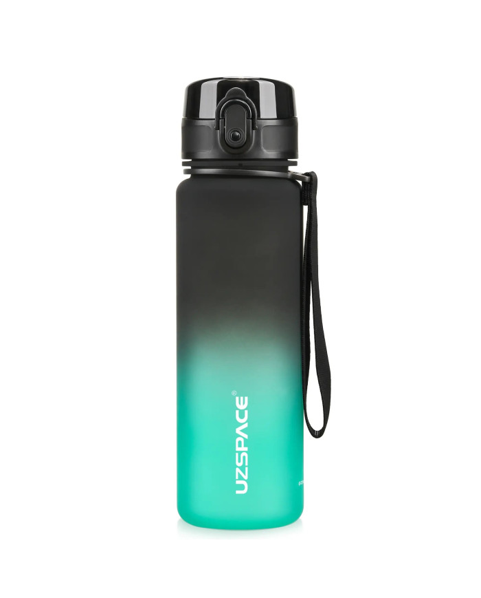 Butelka na wodę Colorfull Gradient 1000 ml czarno-zielona