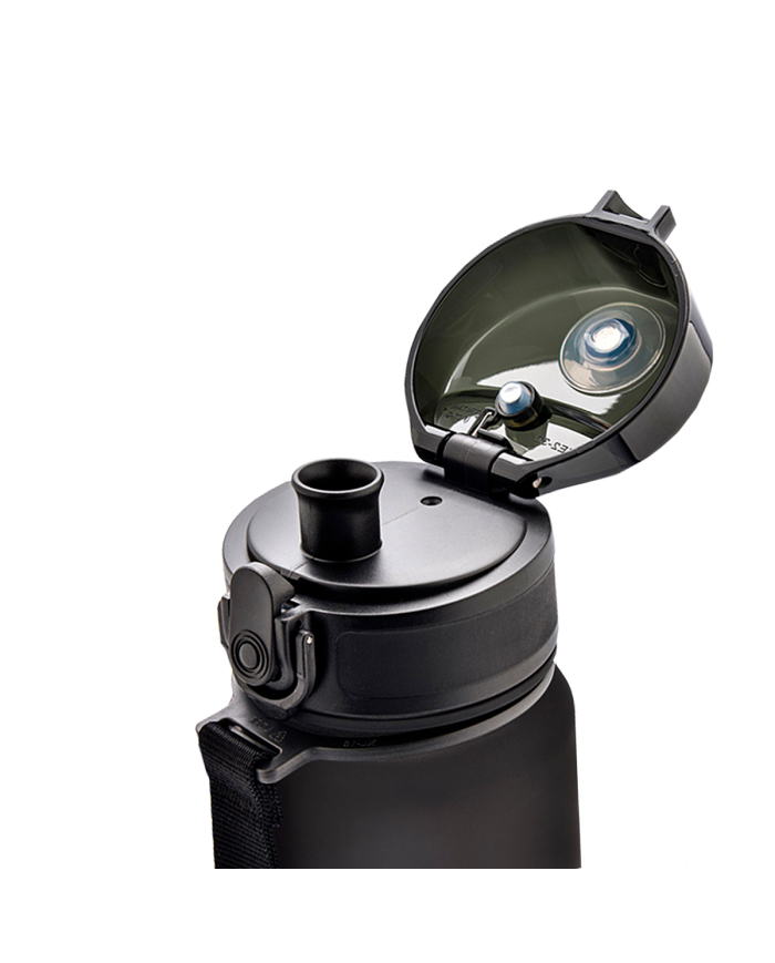 Butelka na wodę Colorfull Gradient 1000 ml czarno-zielona