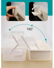 Organizer pojemnik plastikowy na klocki