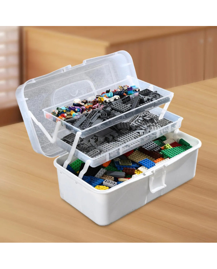Organizer pojemnik plastikowy na klocki