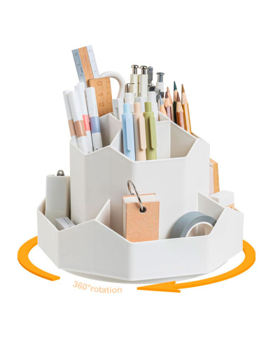 Przybornik na biurko obrotowy organizer na długopisy