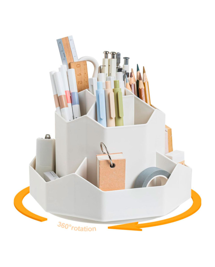 Przybornik na biurko obrotowy organizer na długopisy