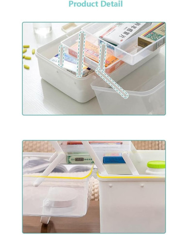 Organizer pojemnik plastikowy na leki