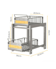Półka wysuwana organizer do szafki kuchennej