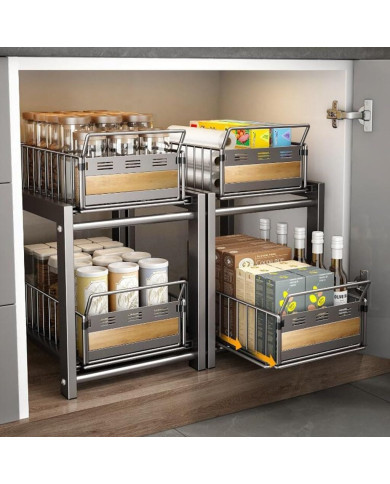 Półka wysuwana organizer do szafki kuchennej