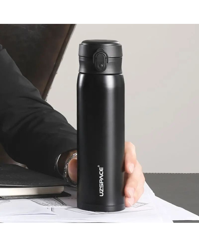 Butelka termiczna termos Uzspace 500 ml czarna