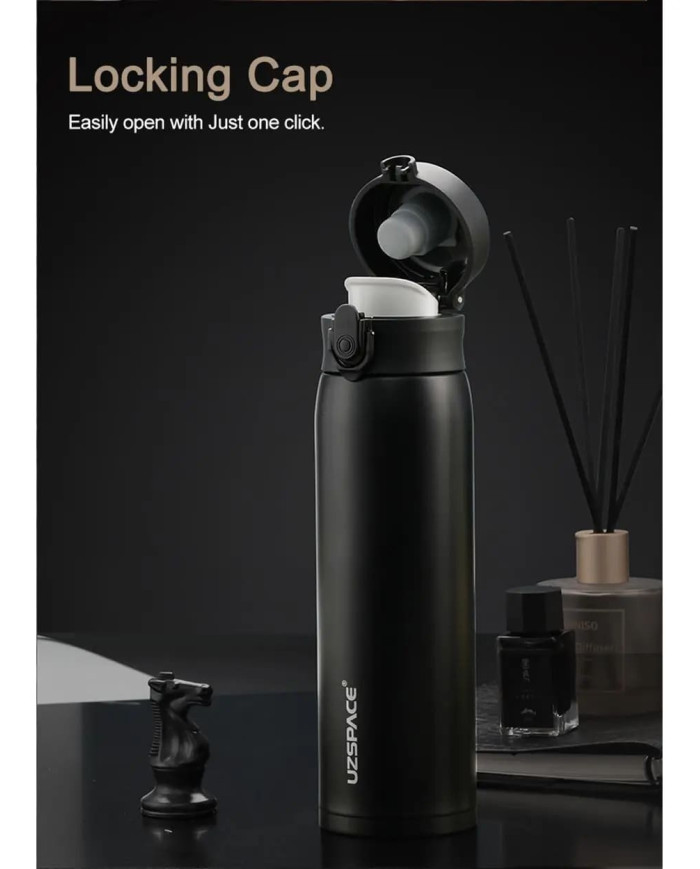 Butelka termiczna termos Uzspace 500 ml czarna