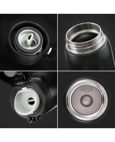 Butelka termiczna termos Uzspace 500 ml czarna