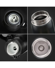 Butelka termiczna termos Uzspace 500 ml czarna