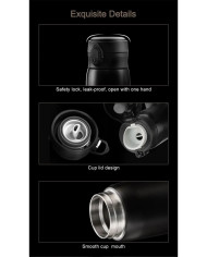 Butelka termiczna termos Uzspace 500 ml czarna