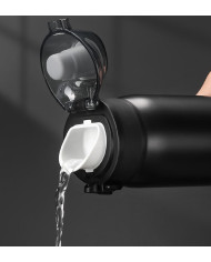 Butelka termiczna termos Uzspace 500 ml czarna-biała