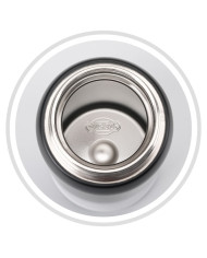 Butelka termiczna termos Uzspace 500 ml czarna-biała