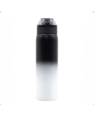 Butelka termiczna termos Uzspace 500 ml czarna-biała