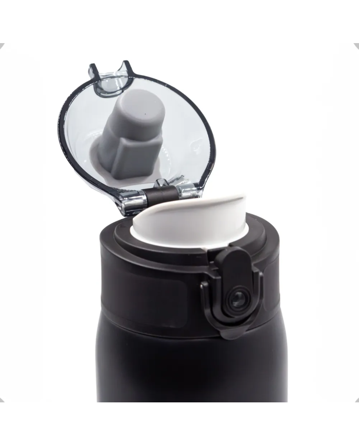 Butelka termiczna termos Uzspace 500 ml czarna-biała