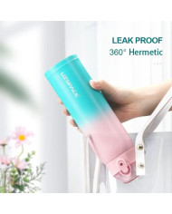 Butelka termiczna termos Uzspace 500 ml różowo-turkusowa