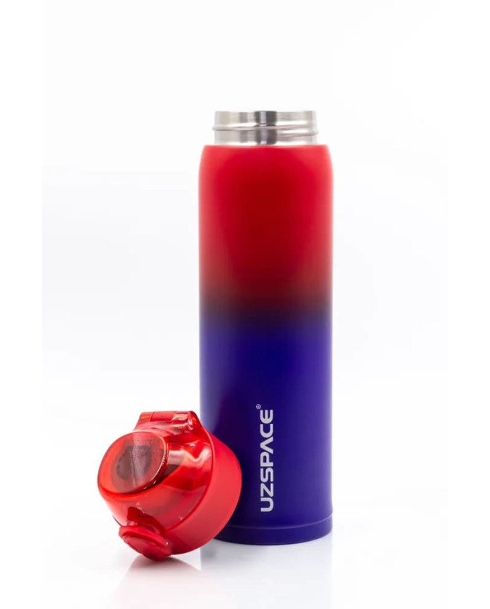 Butelka termiczna termos Uzspace 500 ml czerwono-granatowa