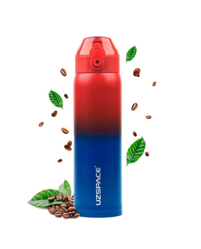 Butelka termiczna termos Uzspace 500 ml czerwono-granatowa