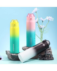 Butelka termiczna termos Uzspace 500 ml żółto-zielona