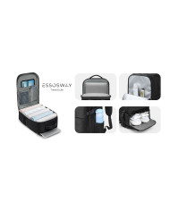 Plecak podróżny do samolotu Essosway czarny