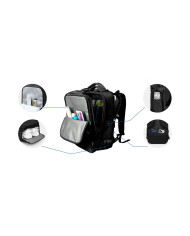 Plecak podróżny do samolotu Essosway czarny