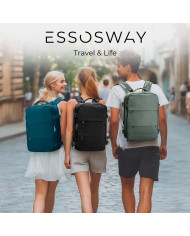 Plecak podróżny do samolotu Essosway czarny