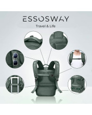Plecak podróżny do samolotu Essosway oliwkowy