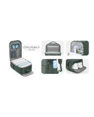 Plecak podróżny do samolotu Essosway oliwkowy