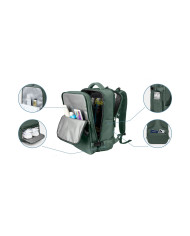 Plecak podróżny do samolotu Essosway oliwkowy