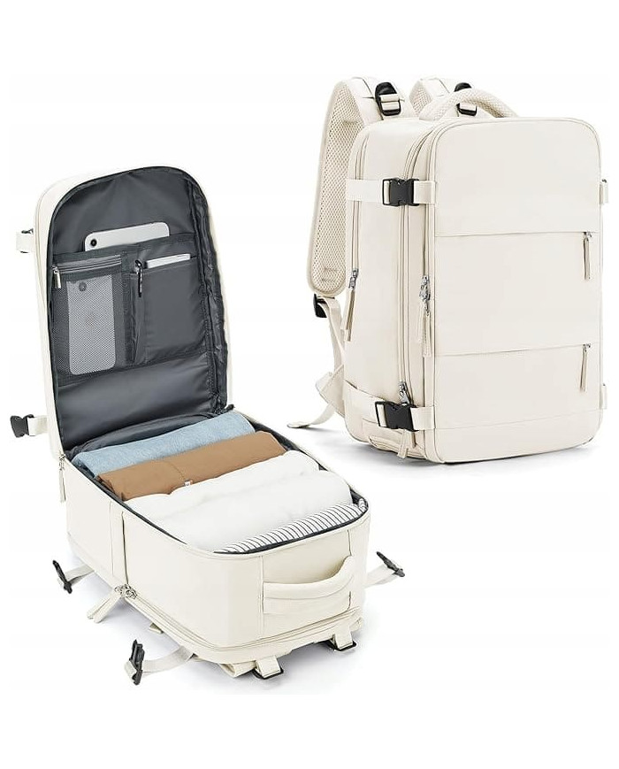 Plecak podróżny do samolotu Essosway beżowy