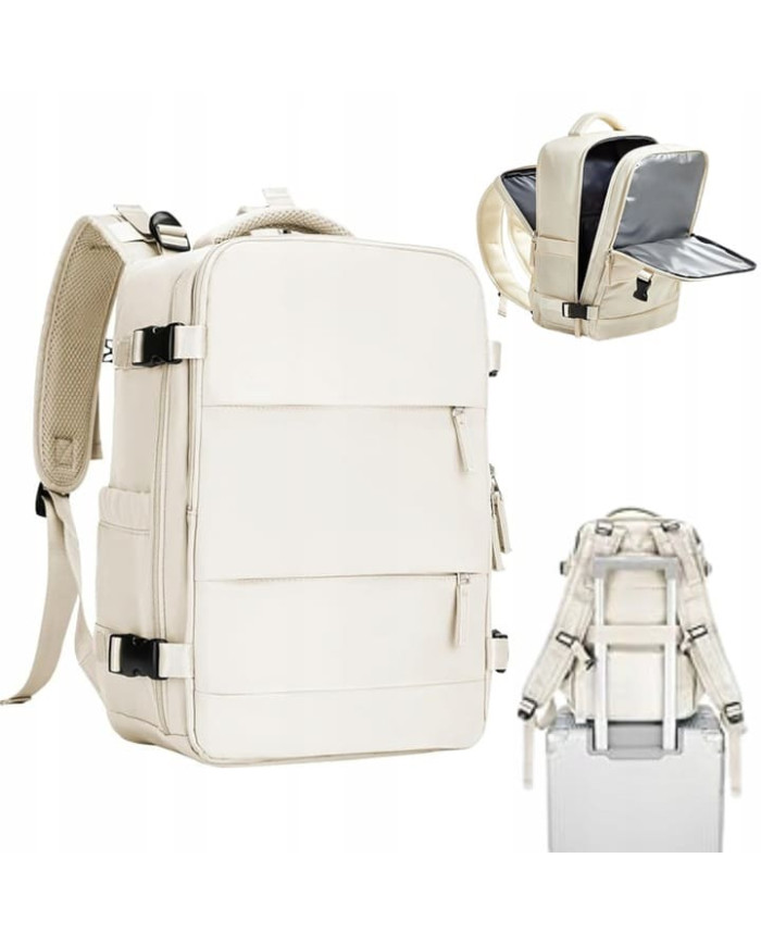 Plecak podróżny do samolotu Essosway beżowy