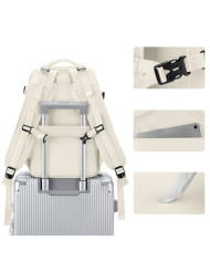 Plecak podróżny do samolotu Essosway beżowy