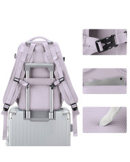 Plecak podróżny do samolotu Essosway liliowy