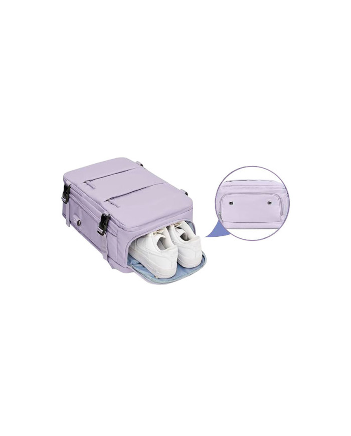 Plecak podróżny do samolotu Essosway liliowy