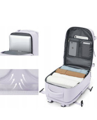 Plecak podróżny do samolotu Essosway liliowy