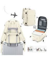 Plecak podróżny do samolotu Essosway beżowy