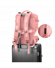 Plecak podróżny do samolotu Essosway różowy