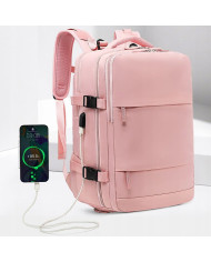 Plecak podróżny do samolotu Essosway różowy