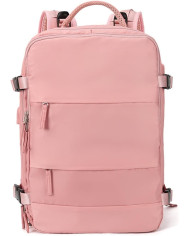 Plecak podróżny do samolotu Essosway różowy