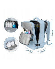 Plecak podróżny do samolotu Essosway niebieski